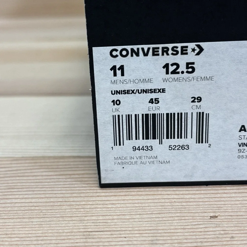 Converse Star Player 76 Low Canvas Shoes  Vtg White A01608C Men Sz 11